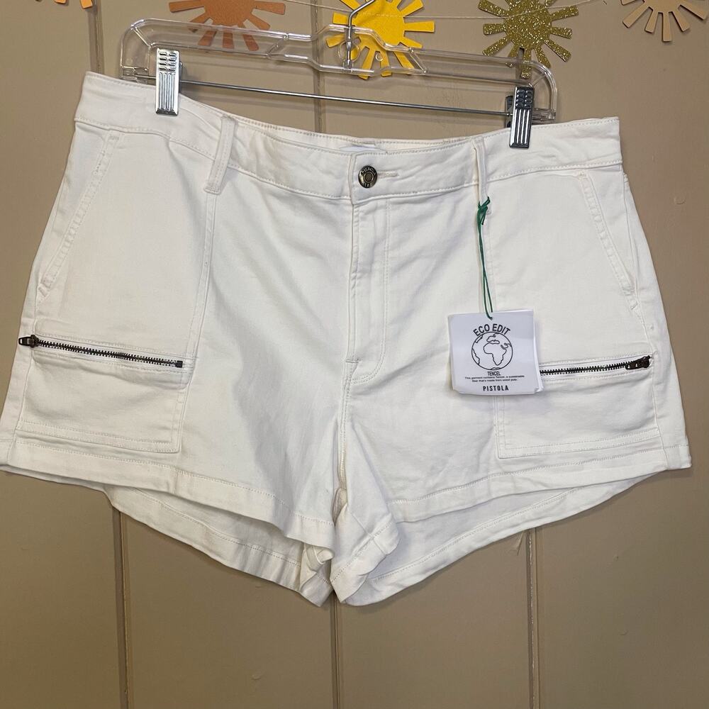 Pistola Shorts size 33 cream ecru new with tags